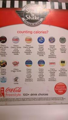 Freestyle Coke machine flavors