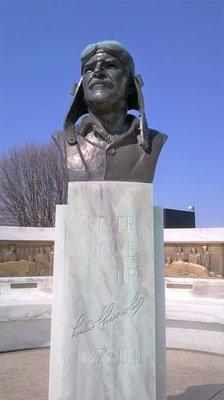 Bust of Louis Chevrolet by Adolph Wolter