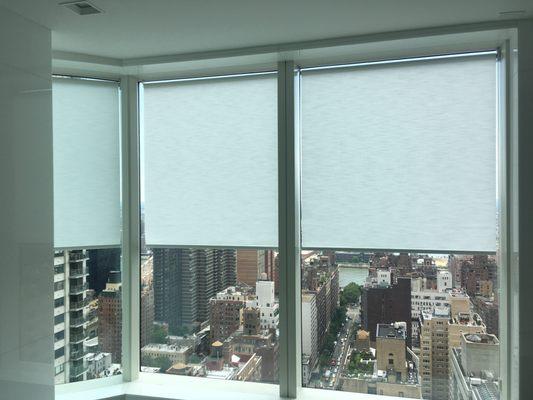 NYC high rise roller shades