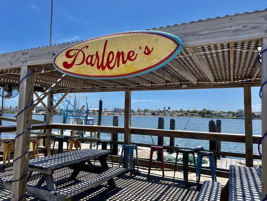 Picnic table seating area