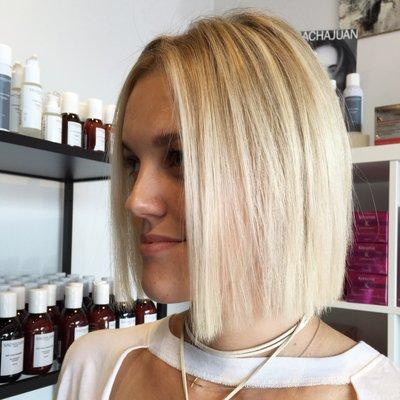 Highlight and haircut by Sasha Brewer