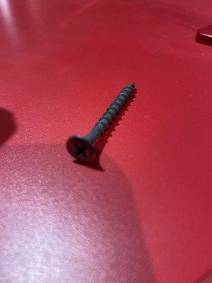 1st nail found in my tire.  Removal and patch for FREE!