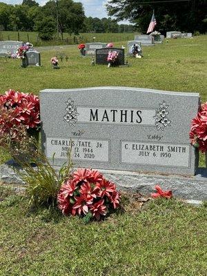 The resting place of Mr.Charles Mathis! Local politician, businessman, fine human being!