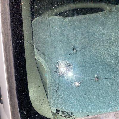 I got called a cracker and had a rock thrown threw my windshield.