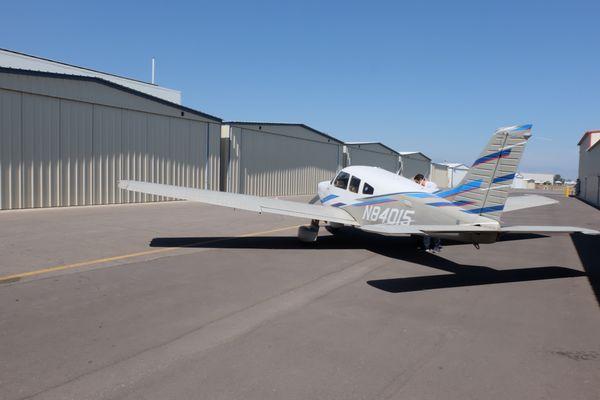 At the Van Nuys airport