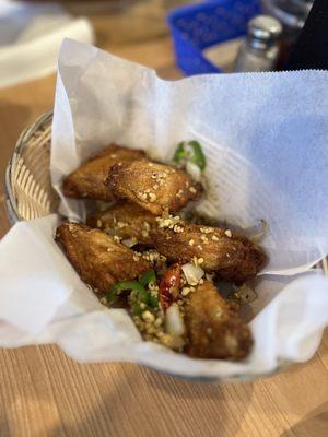 Crispy Salt and Pepper Wings