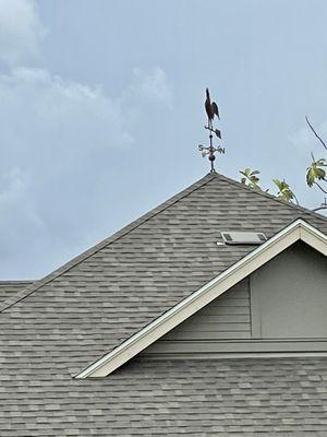 Weather Vane on top of the Pavilion