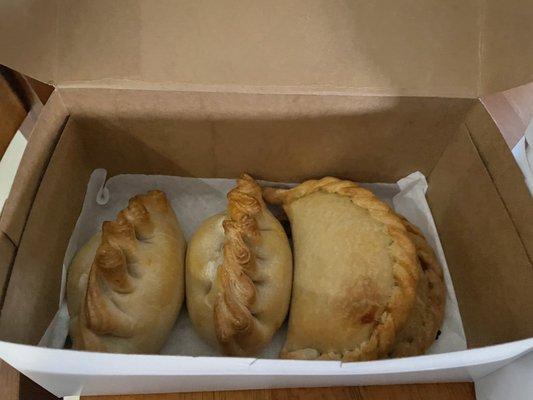 Beef and chicken empanadas