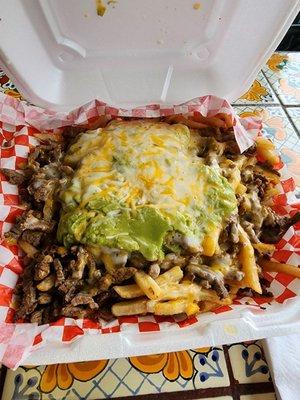 Carne asada fries