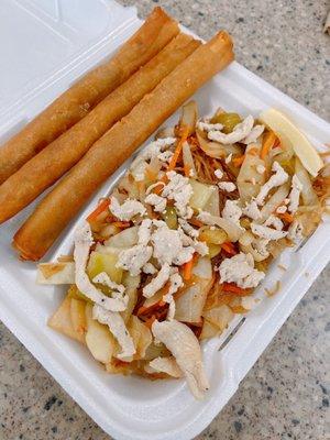 Lumpia and pancit