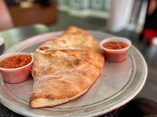 Calzone with Ham and Mushrooms