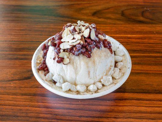 Korean Bingsoo with homemade Vanilla ice cream