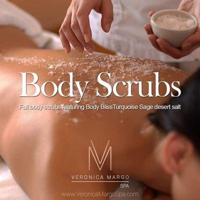 We offer high end body scrubs.