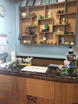 Front desk/register