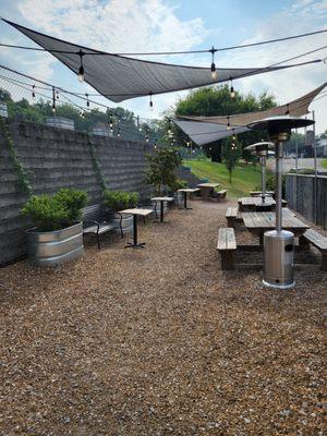 Outdoor space to enjoy a beverage.