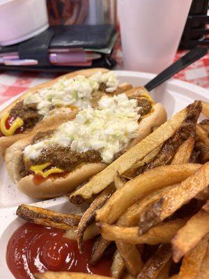 Hot Dog and best Hand Cut Fries