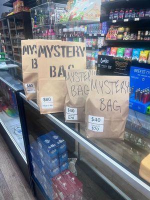 Mystery Bag's available at all times!!