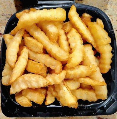 French fries that come with their special combos.