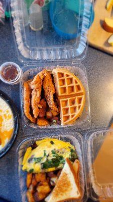 Catfish and waffles