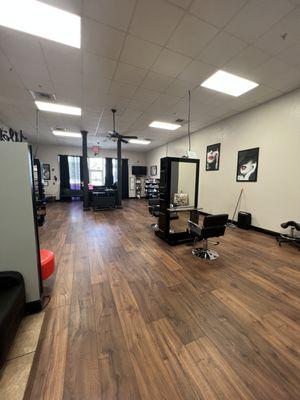 Interior of Salon new remodel