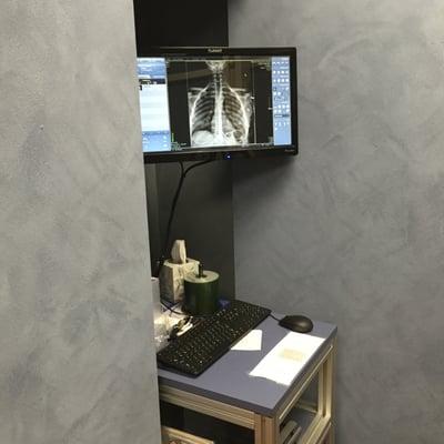 Digital X-Rays are performed in our office!  No being sent to the hospital and waiting for hours.  We perform X-Rays in less than 10 minutes