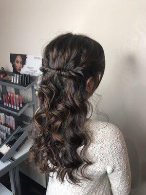 Wedding hair. Love doing updos.