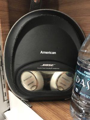 Needed the loan of the Bose noise-canceling headset