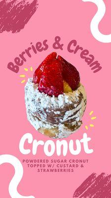 Berries & Cream Cronut