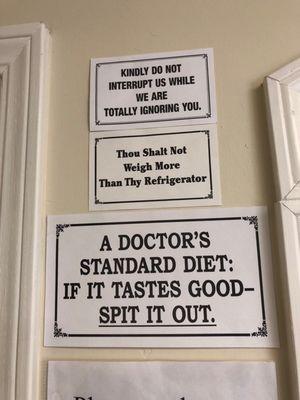 Finally doctors with a sense of humor