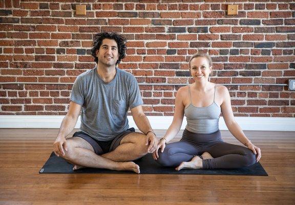 Come practice with Reza and Lizzie of One Life Yoga