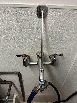 New utility service faucet