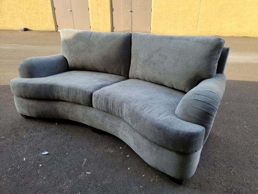 After photo of the sofa. They brought this sofa back to life, amazing!