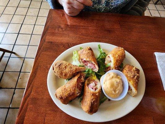 Reuben Egg Rolls