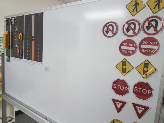 classroom magnetic board