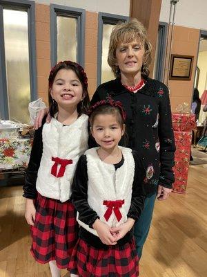 A couple of my students at last years Christmas recital.!