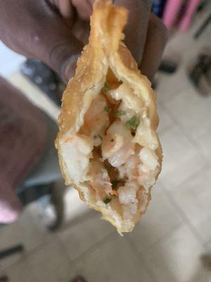 Shrimp empanada