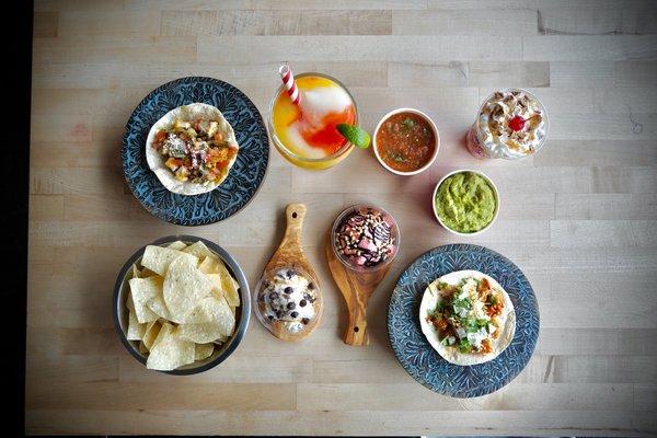 Tacos, margaritas, and homemade ice cream.