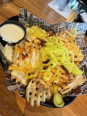 Waffle Cheese Fries