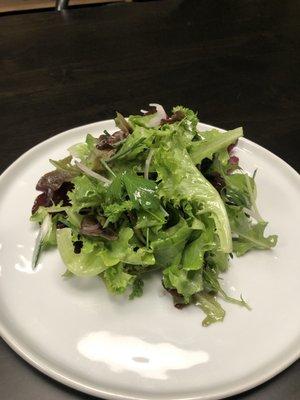 mixed market lettuces with fines herbs, shallot, and champagne vinaigrette | vegan, gf