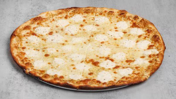 Bay Ridge (White Pizza)
White Pizza, Mozzarella, Ricotta and Fresh Garlic.

Olivia's Pizza