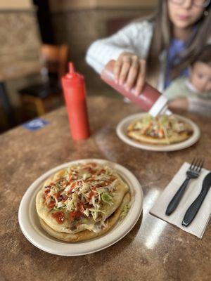 My pupusa ready to eat