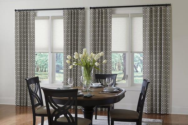 Layering with this stylish geometric patterned Curtains & Drapery Panels is an excellent way to really finish any room.