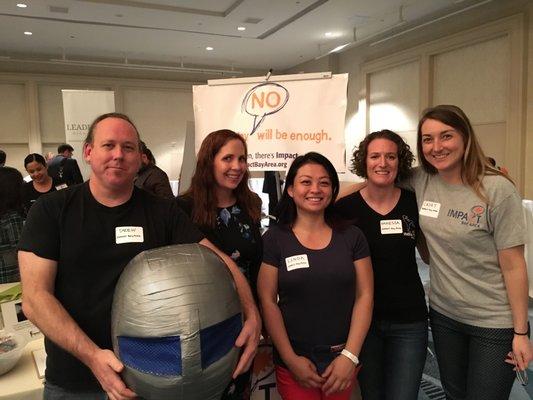 IMPACT board members and a suited instructor attend Board Match 2016 in San Francisco.