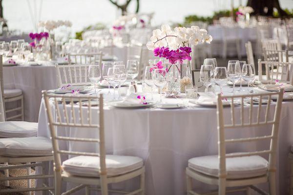 White Chairs and White Linen