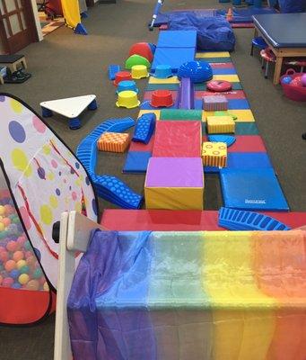 Colorful pediatric rehab clinic!