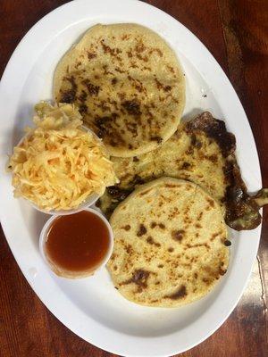 Loroco, Pork, & Chicken Pupusas