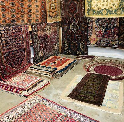 Persian, Caucasian and tribal rugs.