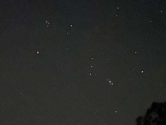 Orion's Belt at Prairie Rose campground