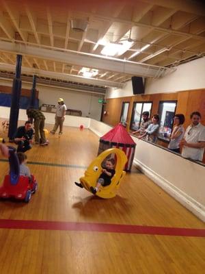 Indoor play. Also great to rent out for private toddler parties.