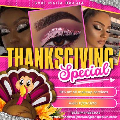 Thanksgiving Makeup Special